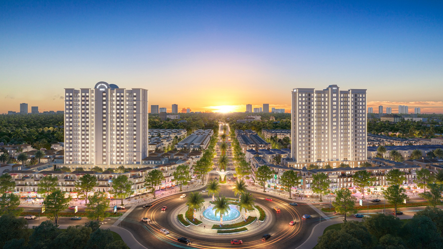 Phối cảnh Khu đô thị Eurowindow Sport Garden Thành Vinh Nghệ An