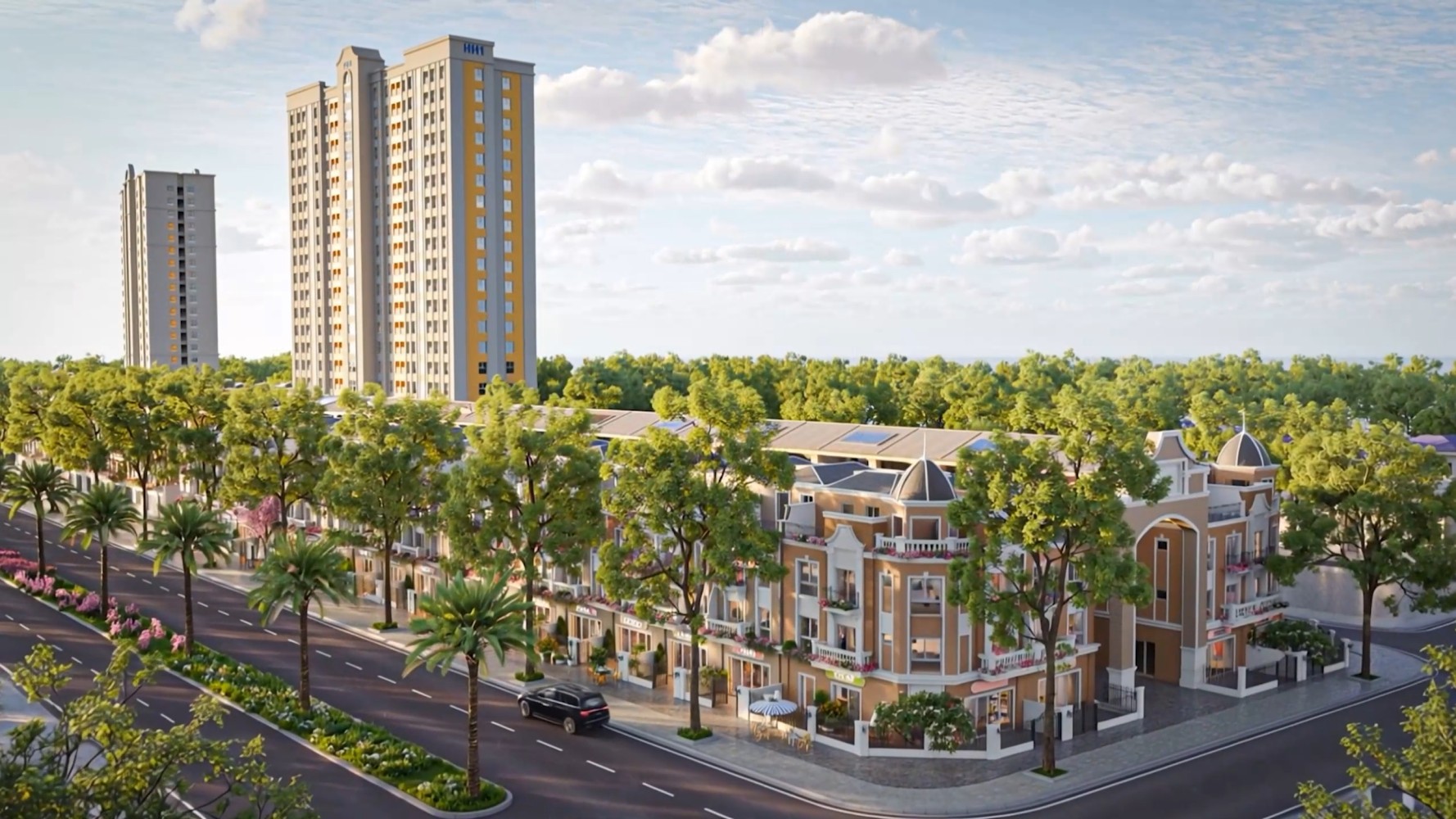 Shophouse hai mặt tiền kết hợp phố đi bộ phân khu Tân Cổ Điển Khu đô thị Eurowindow Sport Garden Thành Vinh Nghệ An