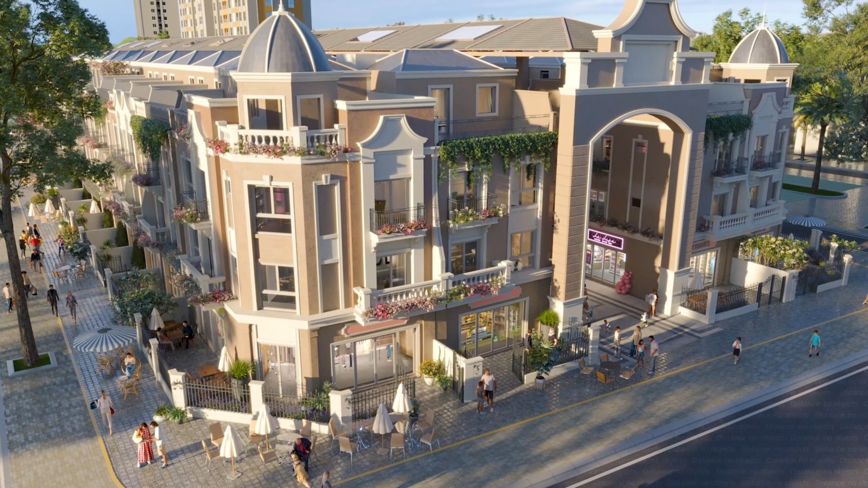 Shophouse hai mặt tiền kết hợp phố đi bộ phân khu Tân Cổ Điển Khu đô thị Eurowindow Sport Garden Thành Vinh Nghệ An