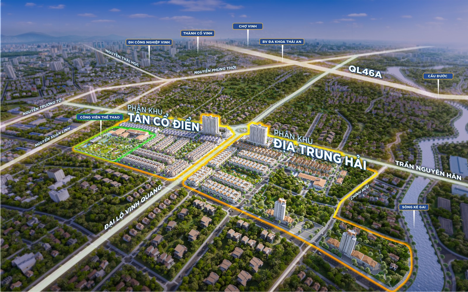 Sơ đồ phân khu dự án Eurowindow Sport Garden Thành Vinh Nghệ An